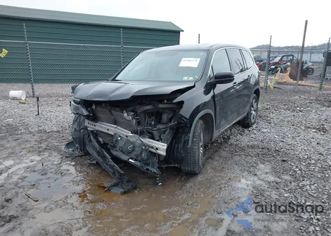 2017 Honda Pilot Ex-L from USA, damaged, VIN 5FNYF6H55HB033786
